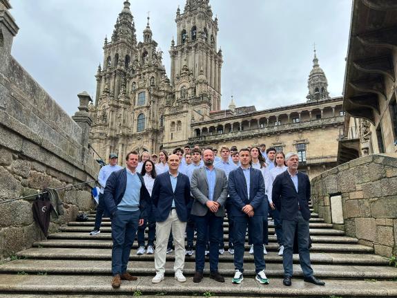 Imaxe da nova:A Xunta destaca as sinerxías entre deporte e turismo que abondan en Galicia na presentación dos equipos nacionais de deportes de in...