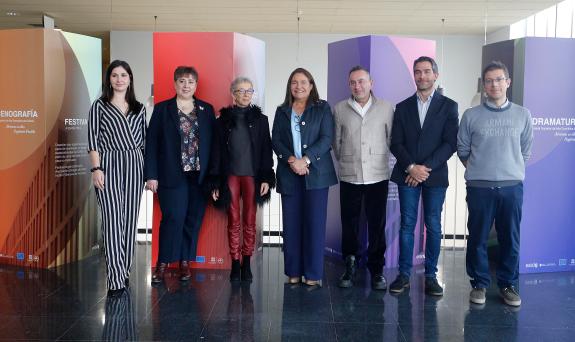 Imaxe da nova:A delegada da Xunta destaca a proxección internacional da Escola Superior de Arte Dramática de Galicia na apertura do curso académi...