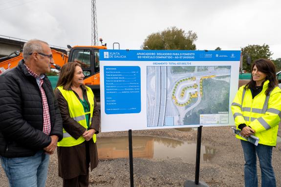 Imaxe da nova:A Xunta inicia as obras do aparcadoiro disuasorio de Nigrán con 72 prazas e un investimento de preto de 650.000 euros