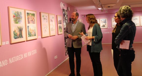 Imaxe da nova:A Xunta promove o impacto artístico do Camiño de Santiago na nova exposición Peregrinas ilustradas