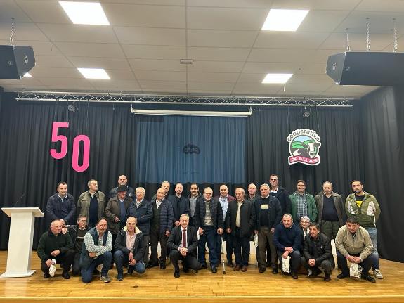 Imaxe da nova:A Xunta destaca o labor da Cooperativa Xallas con motivo do seu 50 aniversario