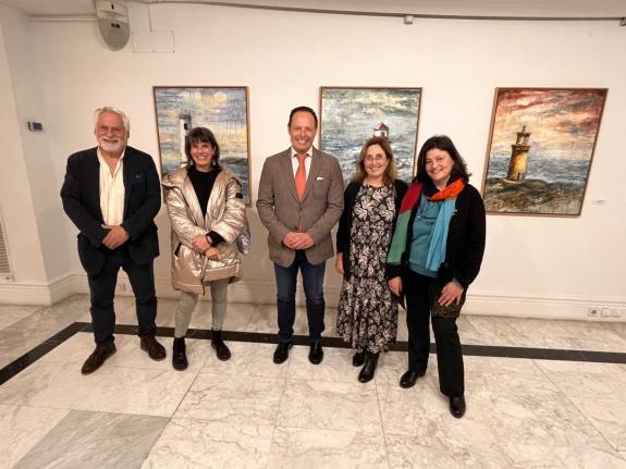 Imaxe da nova:A exposición, “Galicia, tierra del Atlántico”, do grupo Galeoska xa pode visitarse desde onte na Casa de Galicia en Madrid