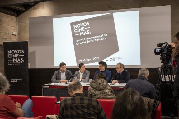 Imaxe da nova:O director de Industrias Culturais destaca as estreas de producións galegas e a aposta formativa do festival Novos Cinemas de Ponte...