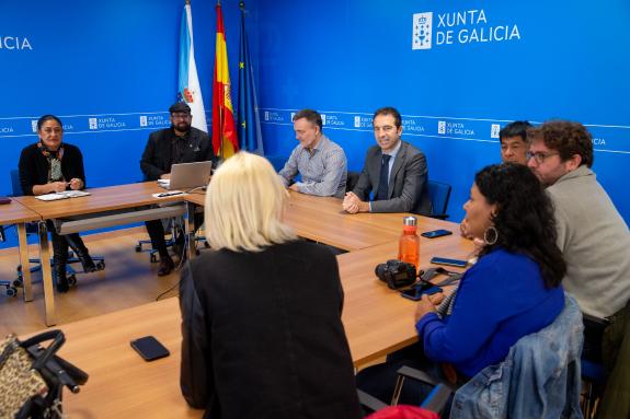 Imaxe da nova:A misión salvadoreña que visita Galicia recaba da Xunta medidas de xestión do sector pesqueiro, marisqueiro e acuícola que replicar...