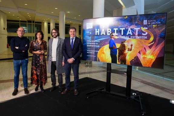 Imagen de la noticia:La aventura digital 'Hábitats. Natureza estendida' permitirá explorar desde el Gaiás la riqueza de la biodiversidad del plan...