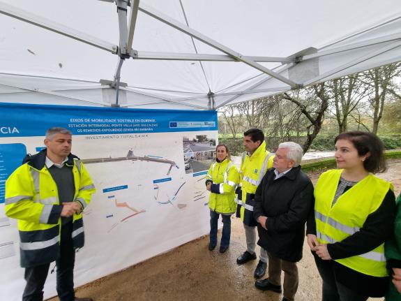 Imagen de la noticia:La Xunta inicia las obras de las sendas que conectarán Ourense de norte a sur para transformar la movilidad urbana con una i...