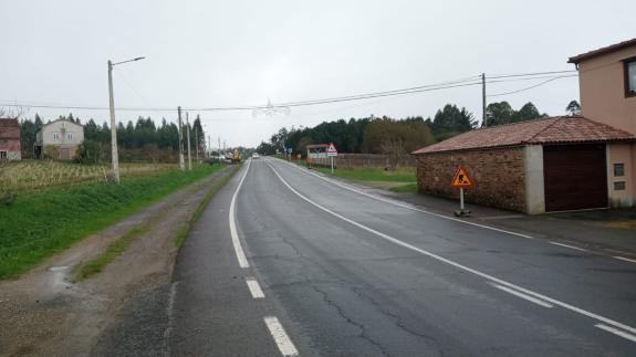 Imagen de la noticia:La Xunta inicia las obras de adecuación de una parada de autobús en la carretera AC-419 en la Bugalleira, en el ayuntamiento...