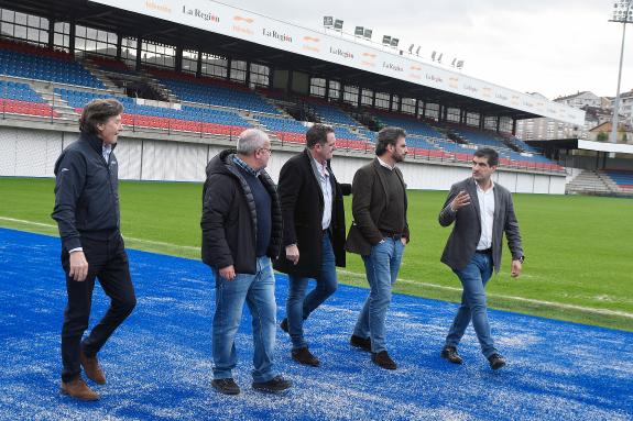 Imaxe da nova:A Xunta avanza nas melloras do estadio ourensán do couto cun investimento de 2,6 M€