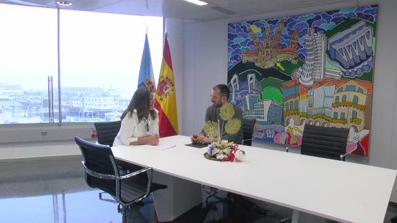 Imaxe da nova:A delegada da Xunta mantén reunións de traballo cos responsables da Orquestra Clásica de Vigo e a Asociación Galega de Sumilleres