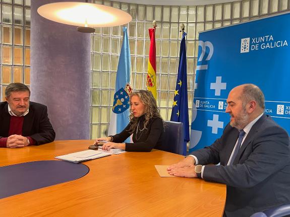 Imaxe da nova:A delegada territorial da Xunta en Ferrol reúnese coa Junta General de Cofradías de Semana Santa