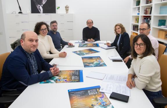 Imaxe da nova:O director xeral de Cultura reúnese coa Federación de Librarías de Galicia para coñecer a nova directiva