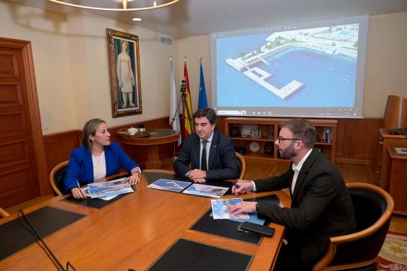 Imagen de la noticia:La Xunta y la Autoridad Portuaria de A Coruña abordan la adjudicación del proyecto para construir la estructura flotante des...