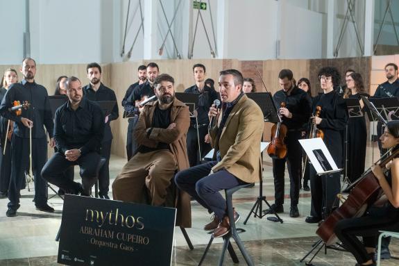 Imaxe da nova:A Xunta promove a xira galega de Abraham Cupeiro coa Orquestra Gaos que comeza en febreiro