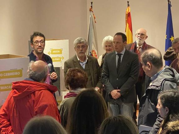 Imaxe da nova:A Casa de Galicia en Madrid acolle a presentación e exposición sobre a figura de Elías Valiña, creador das frechas amarelas do Cami...