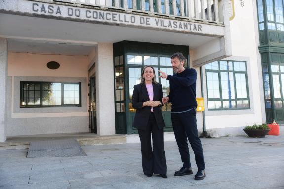 Imagen de la noticia:La Xunta y el ayuntamiento de Vilasantar sellan la colaboración para calmar el tráfico y humanizar la travesía de la AC-194 ...