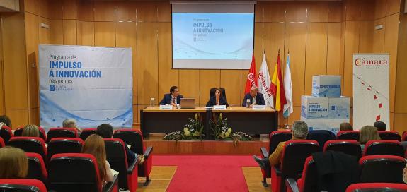 Imagen de la noticia:La Xunta presenta en Vilagarcía los apoyos para que las pymes apuesten por la innovación