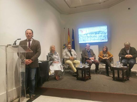 Imagen de la noticia:La Casa de Galicia en Madrid acogió la presentación de la Fundación VAC-AN, dedicada a la obra del lucense Vázquez Cereijo