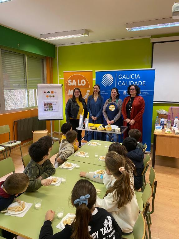 Imaxe da nova:Galicia Calidade fomenta o coñecemento dos produtos lácteos galegos entre os máis novos