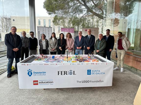 Imaxe da nova:A Xunta avoga polo fomento do talento científico e tecnolóxico na presentación da X ‘First Lego League Galicia’ coa que colabora