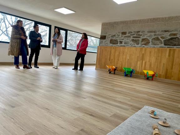 Imagen de la noticia:La escuela infantil pública de Forcarei cuenta con un nuevo patio interior financiado por la Xunta de Galicia