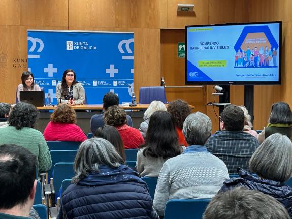 Imaxe da nova: A delegación da Xunta en Ferrol acolle un seminario de mellora da comunicación coas persoas con diversidade cognitiva para emprega...