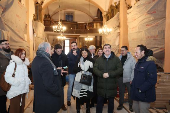 Imagen de la noticia:Román Rodríguez anuncia que la restauración de A Capela de la Soledad de Lugo finalizará en abril