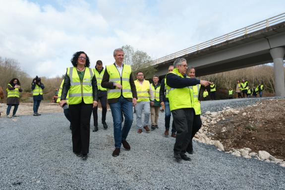 Imaxe da nova:Rueda destaca “o bo ritmo” das obras de ampliación da autovía AG-59 que permitirá conectar Santiago e A Estrada en 10 minutos e sen...