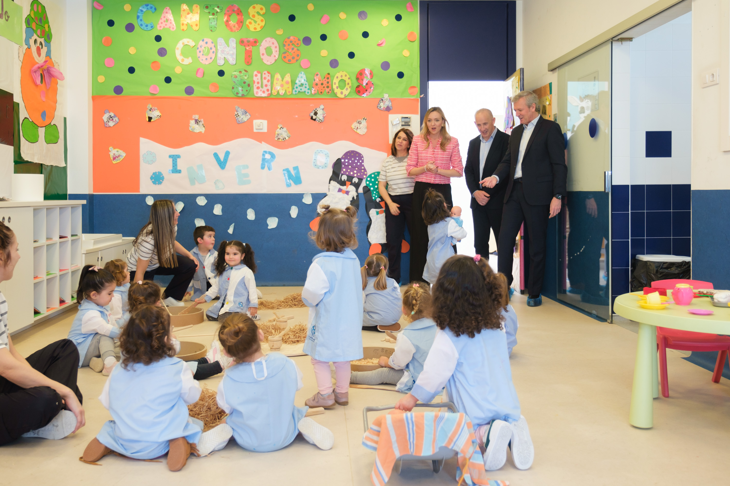 Image 1 of article Rueda pon en valor o investimento da Xunta de 60 M€ para a gratuidade das escolas infantís dos 0 a 3 anos