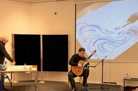 Imaxe da nova: A Casa de Galicia en Madrid acolle un concerto pictórico