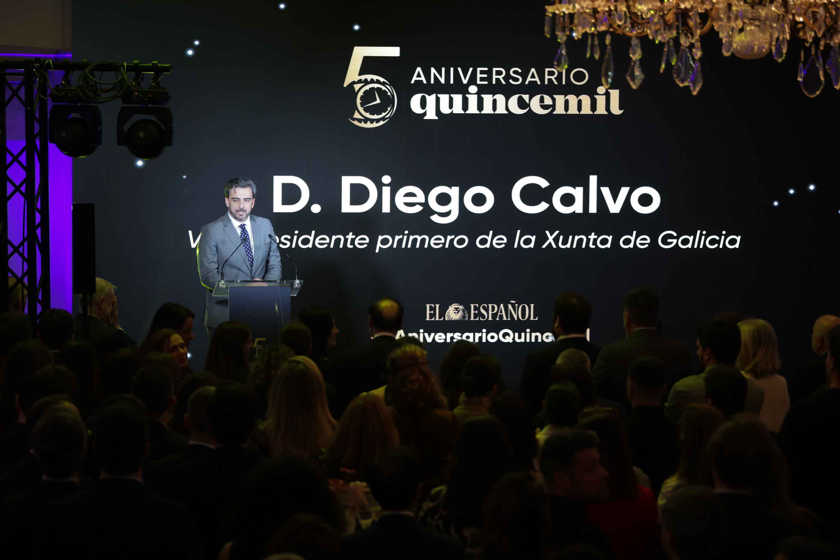 Image 2 of article Diego Calvo participa nos actos de celebración do V aniversario do diario dixital Quincemil