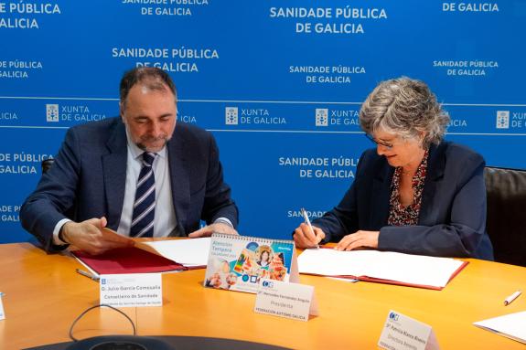 Imagen de la noticia:El Sergas renueva su colaboración con la Federación Autismo Galicia para mejorar la accesibilidad cognitiva, formar profesio...