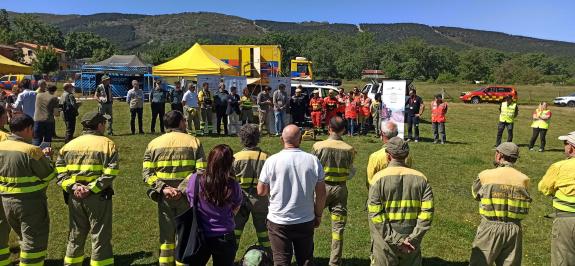 Imaxe da nova:Galicia participa no simulacro de incendio forestal en zona fronteiriza realizado en Salamanca no marco do proxecto Interreg Atempo