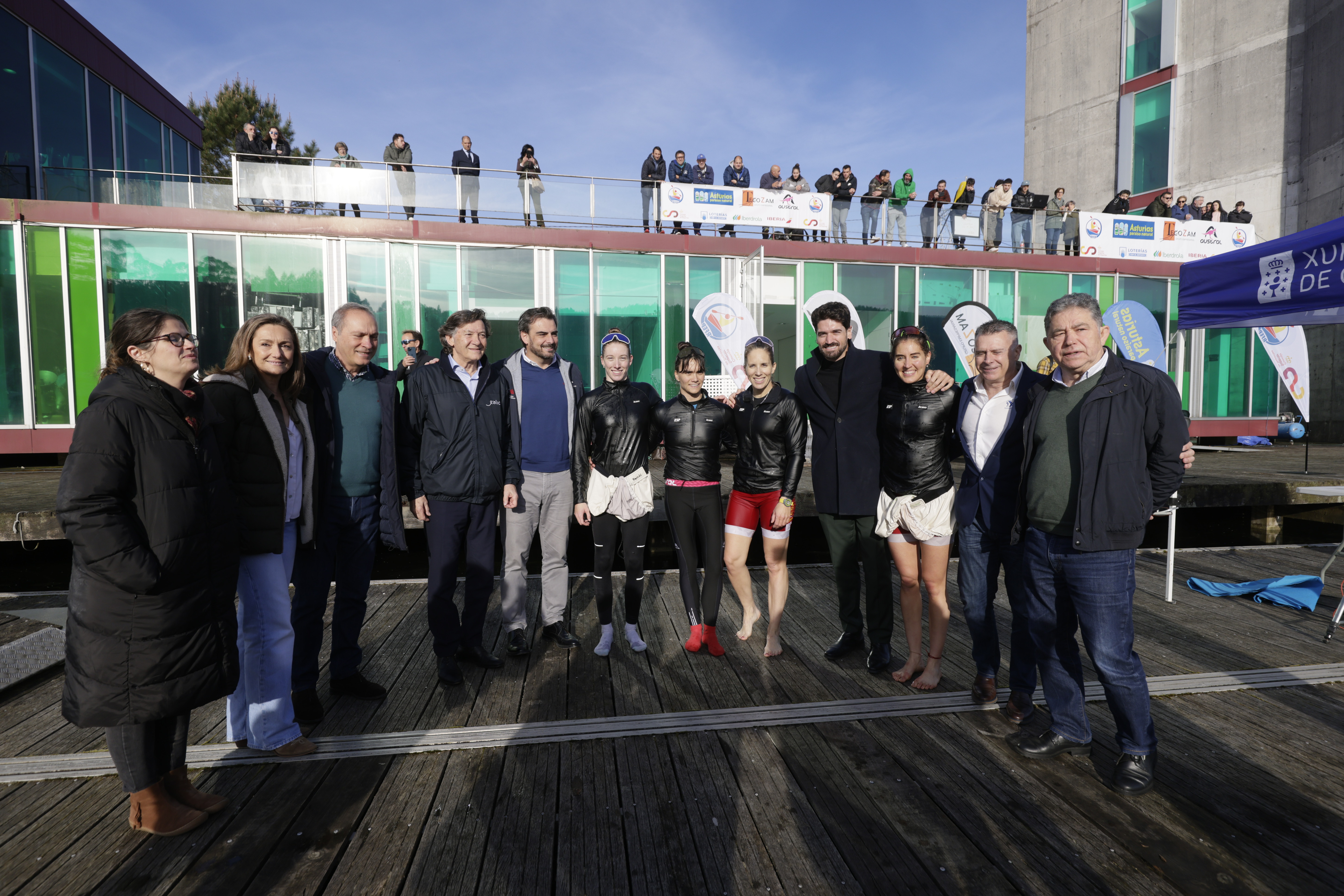 Image 1 of article Diego Calvo acompaña os participantes no Selectivo Nacional de Piragüismo Sprint no que deportistas galegos se clasificaron para as Olimpíadas de París