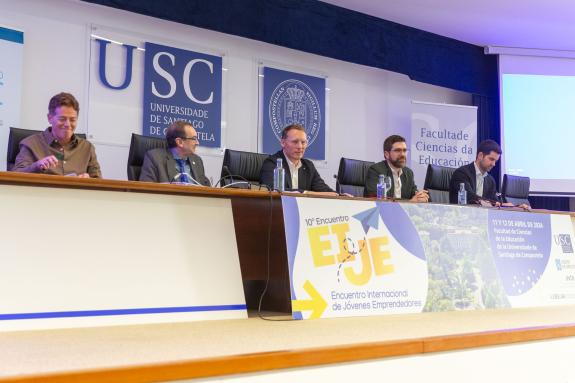 Imaxe da nova:A Xunta destaca o seu apoio ao emprendemento de base tecnolóxica na clausura dun encontro internacional de xoves emprendedores na U...
