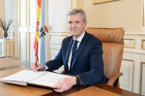 Imaxe da nova:O presidente da Xunta nomea o Goberno galego