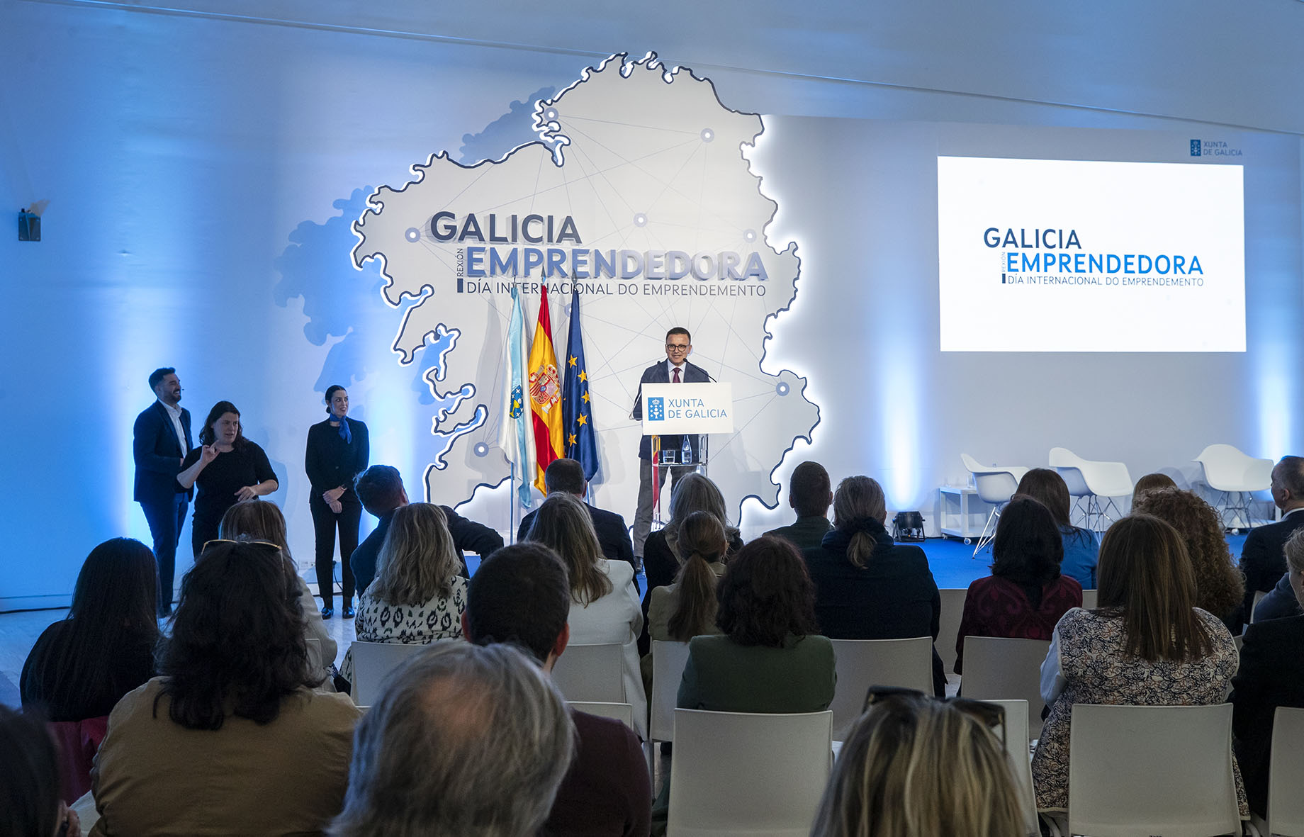 Image 1 of article A Xunta lanza un espazo web que reunirá todos os recursos para impulsar o emprendemento en Galicia