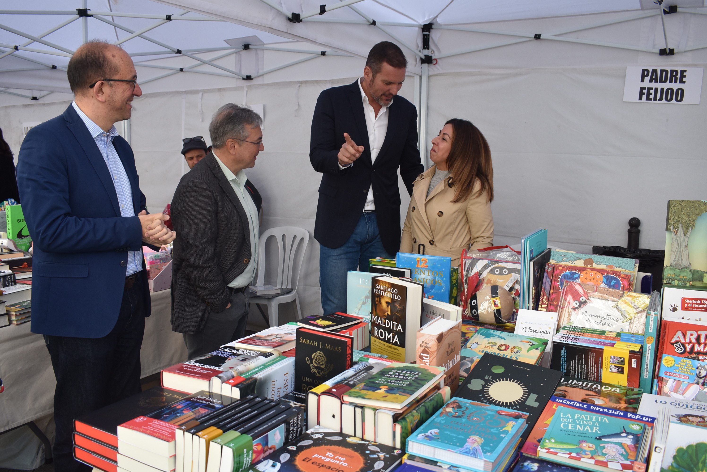Image 2 of article A Xunta celebra o Día do Libro con actividades culturais nas bibliotecas e tamén con libreiros,  escolares e  cativada de pediatría hospitalaria