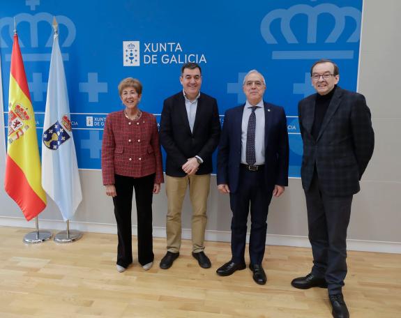 Imagen de la noticia:Román Rodríguez se reúne con el nuevo presidente de la Agencia para la Calidad del Sistema Universitario de Galicia para abo...
