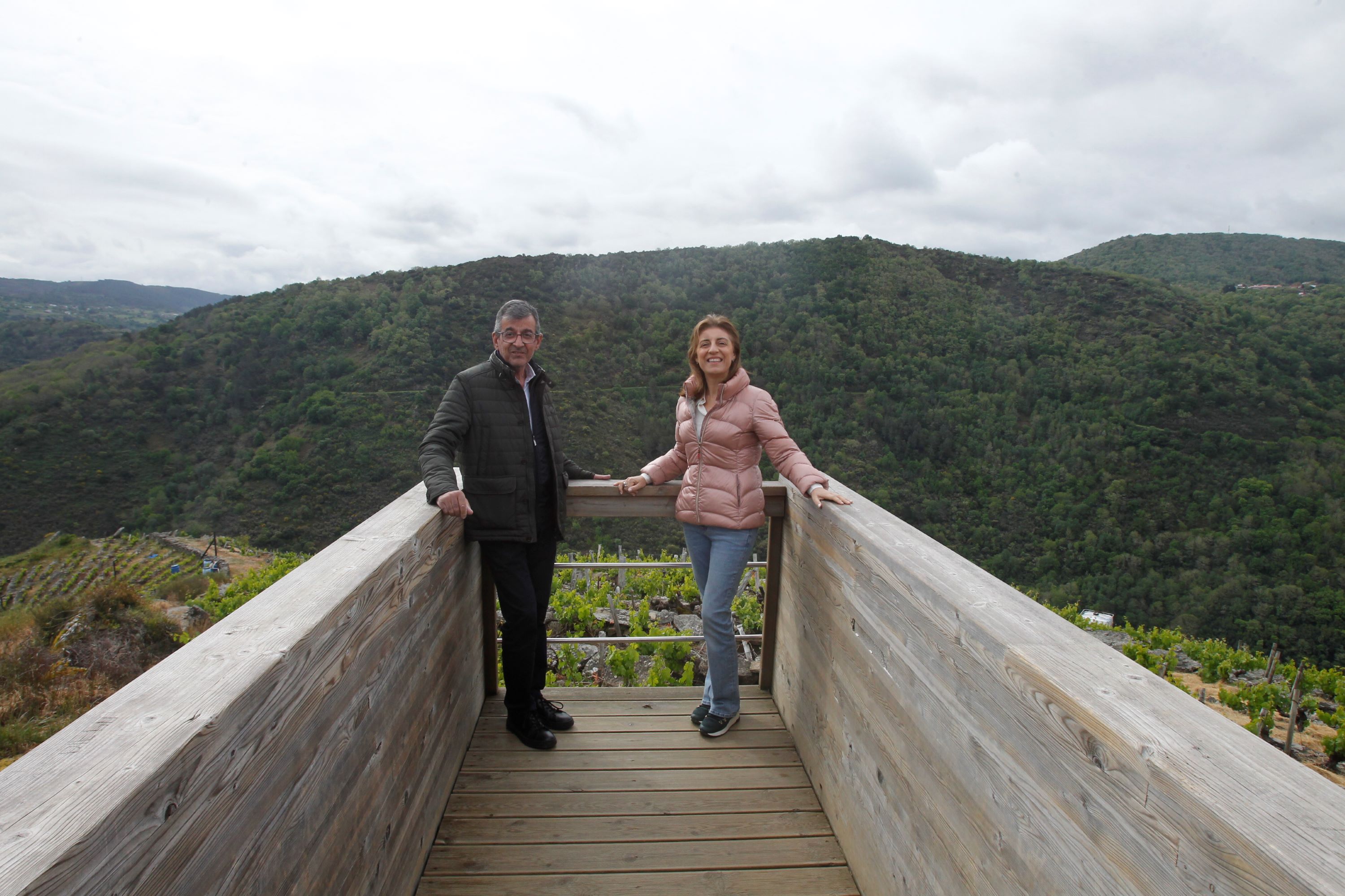 Imagen del artículo A Xunta aposta pola mellora paisaxística da Ribeira Sacra co acondicionamento do Miradoiro de Soutochao, no concello de Sober
