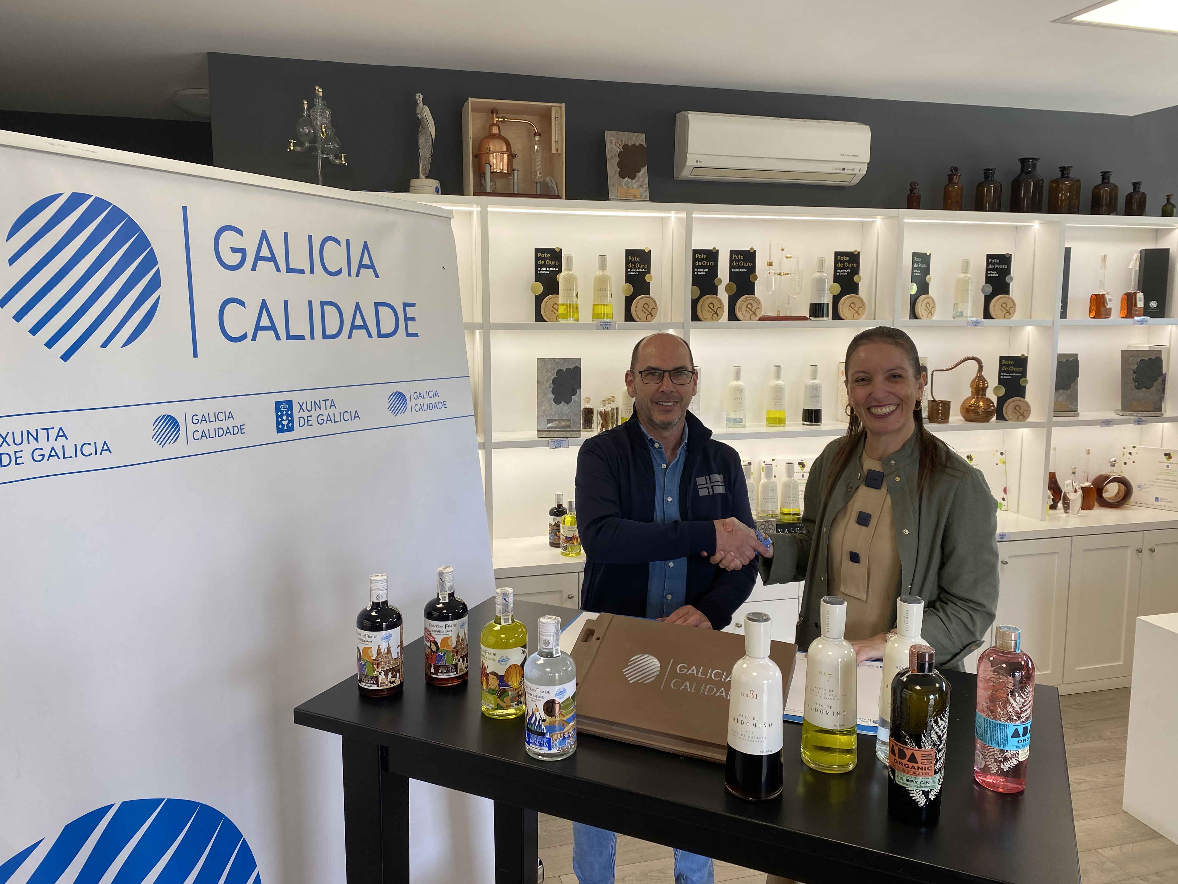 Imagen del artículo Os licores espirituosos de Pazo de Valdomiño contan xa co selo de garantía Galicia Calidade