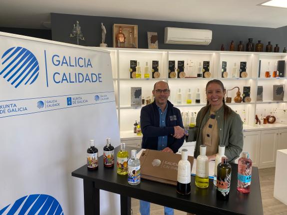 Imaxe da nova:Os licores espirituosos de Pazo de Valdomiño contan xa co selo de garantía Galicia Calidade
