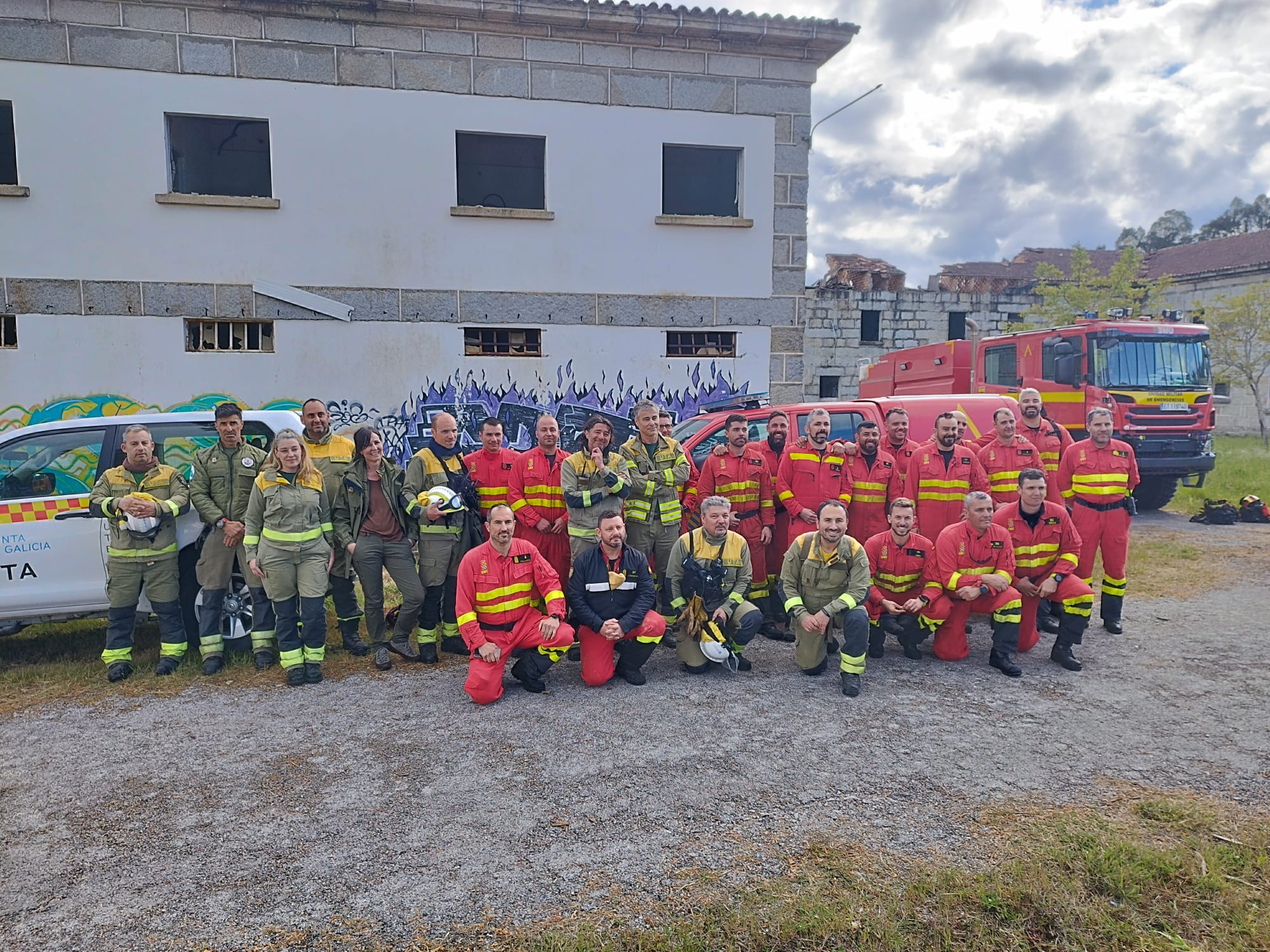 Image 1 of article A Xunta e a Unidade Militar de Emerxencias reforzan a súa colaboración e coordinación na loita contra os incendios forestais