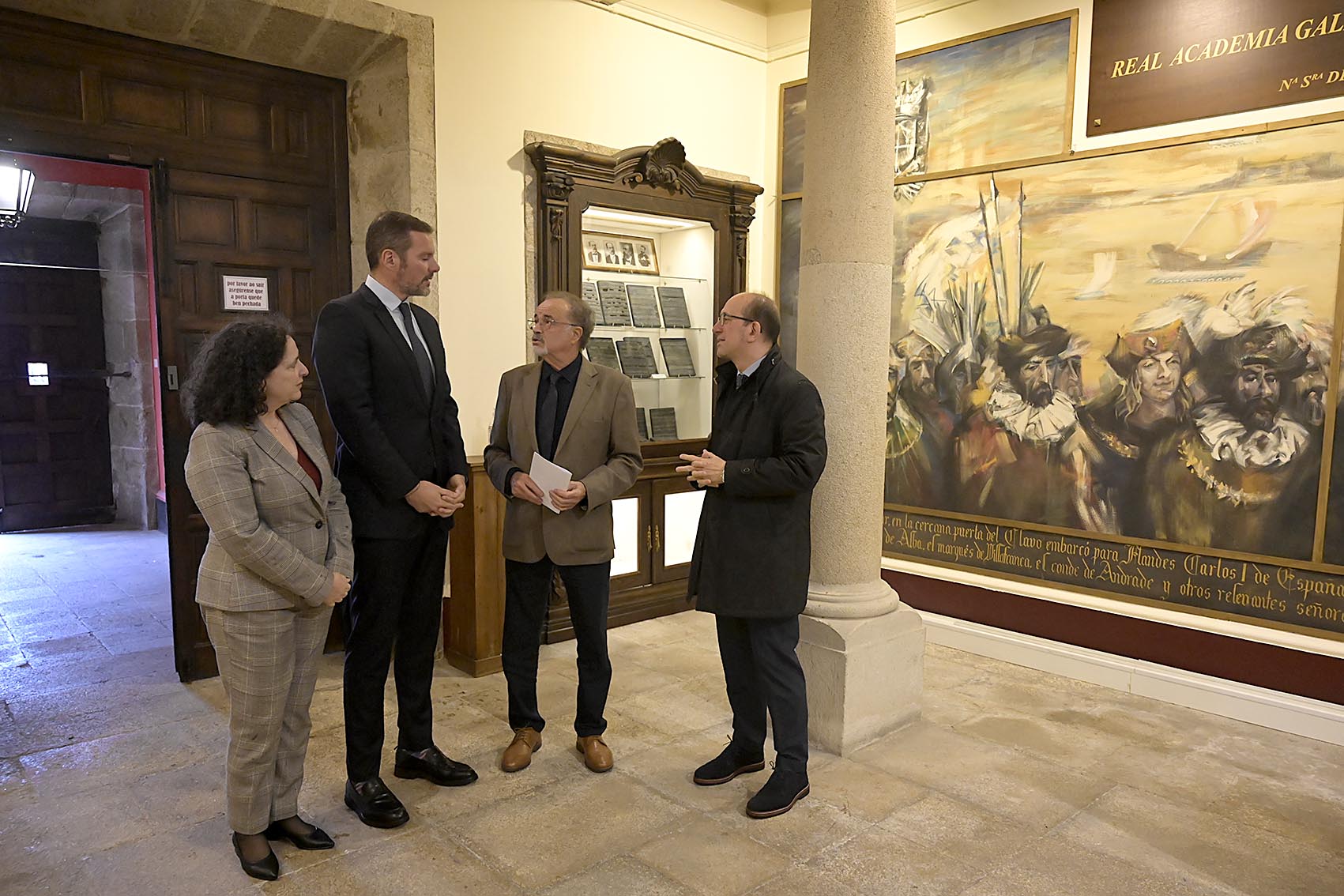 Image 0 of article López Campos visita a Real Academia Galega de Belas Artes
