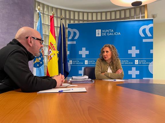 Imagen de la noticia:La delegada territorial de la Xunta en Ferrol aborda con el promotor de Meninas de Canido las posibles vías de colaboración ...
