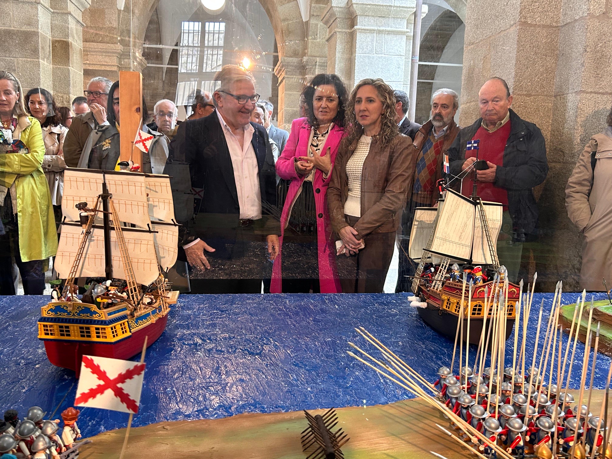 Image 1 of article Martina Aneiros participa na inauguración da mostra 'Recreación de Batallas Históricas de la Armada' que poderá visitarse ata o 31 de maio