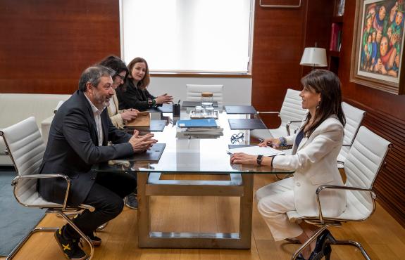 Imagen de la noticia:María Martínez Allegue aborda con el Colegio Oficial de Arquitectos de Galicia las líneas de colaboración mutua