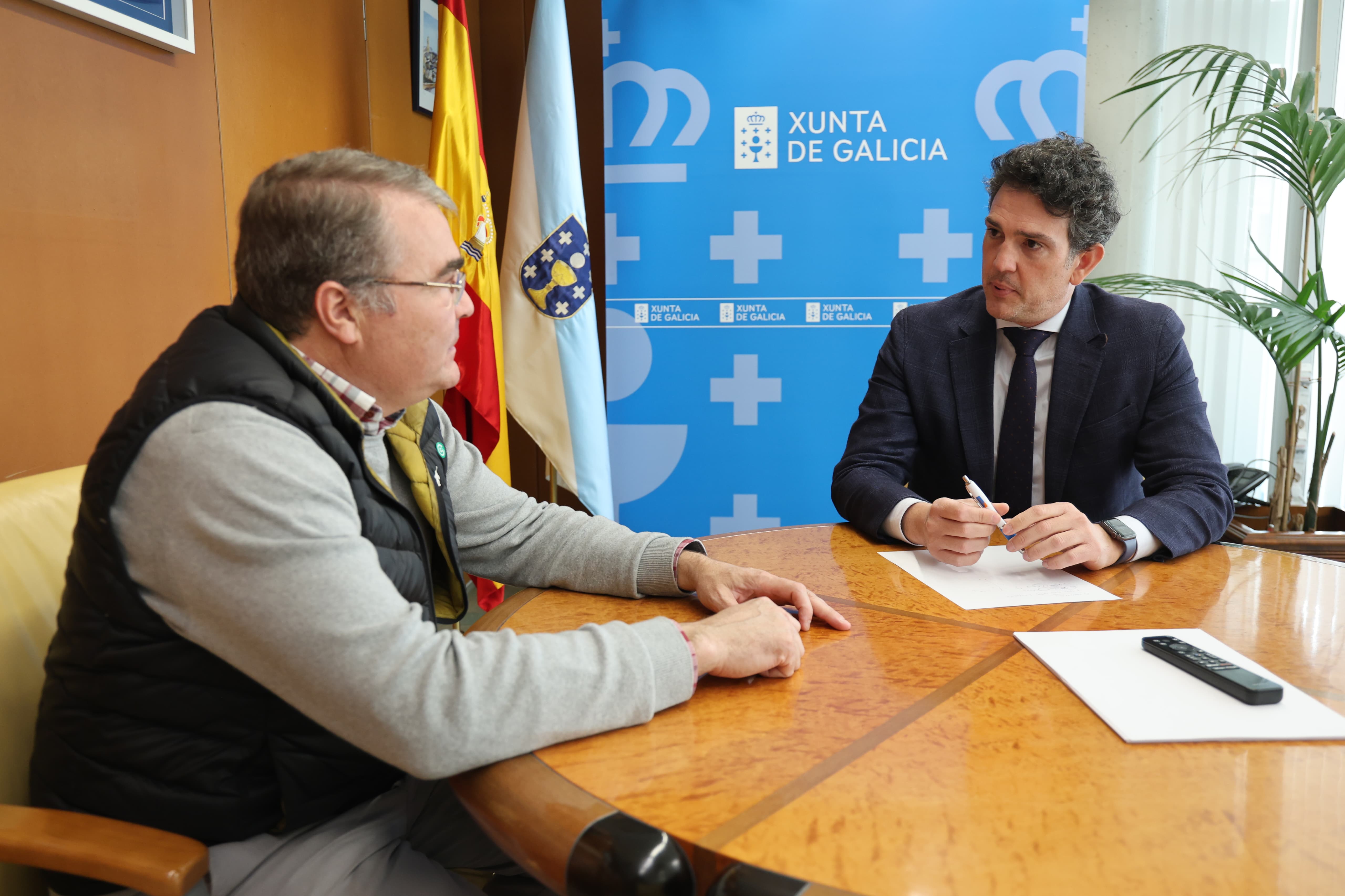 Imagen del artículo O delegado territorial de Lugo reúnese co alcalde de Castro de Rei para valorar proxectos conxuntos no municipio
