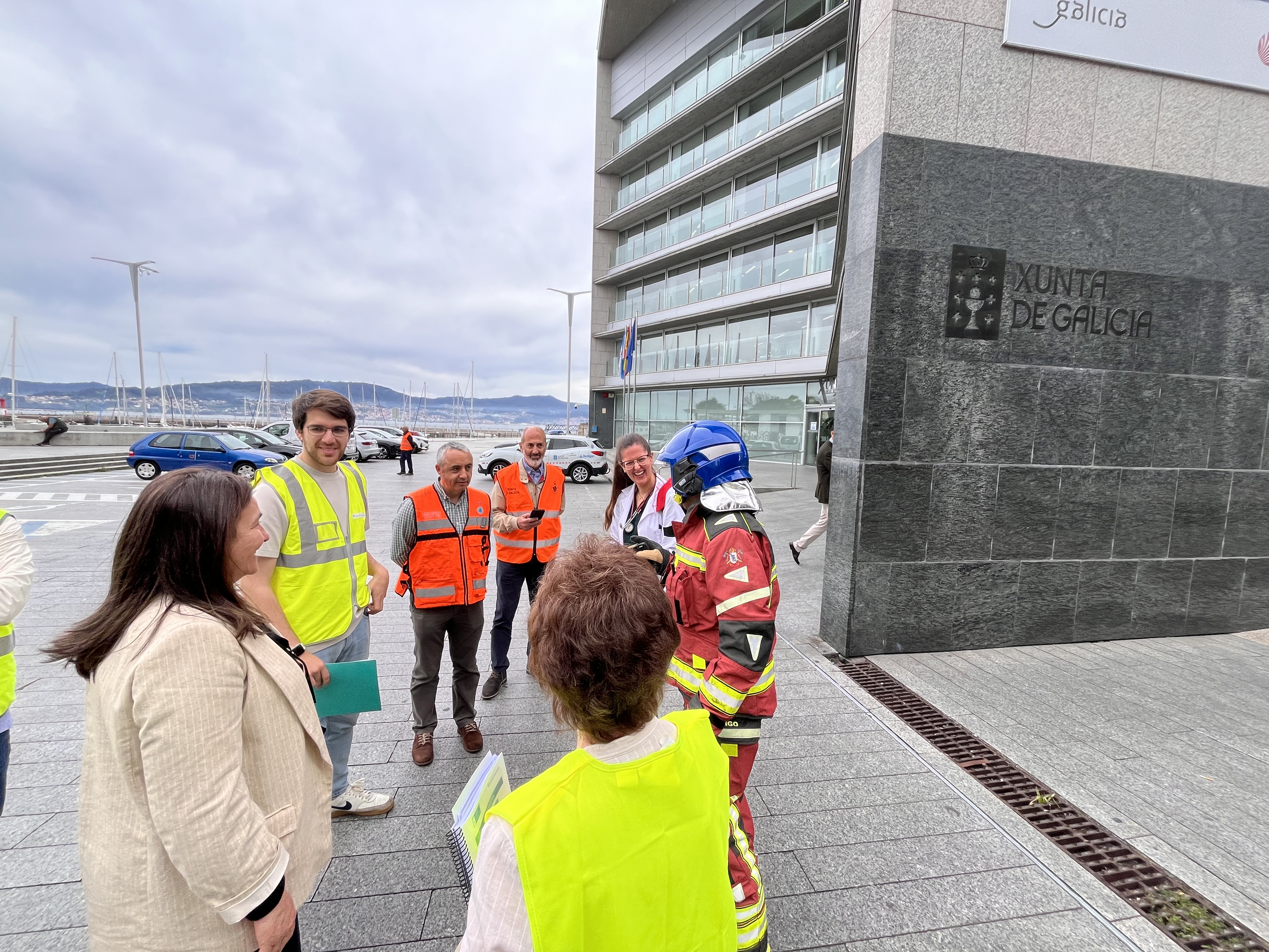 Image 2 of article A delegación da Xunta en Vigo acolle o simulacro de emerxencia no edificio administrativo