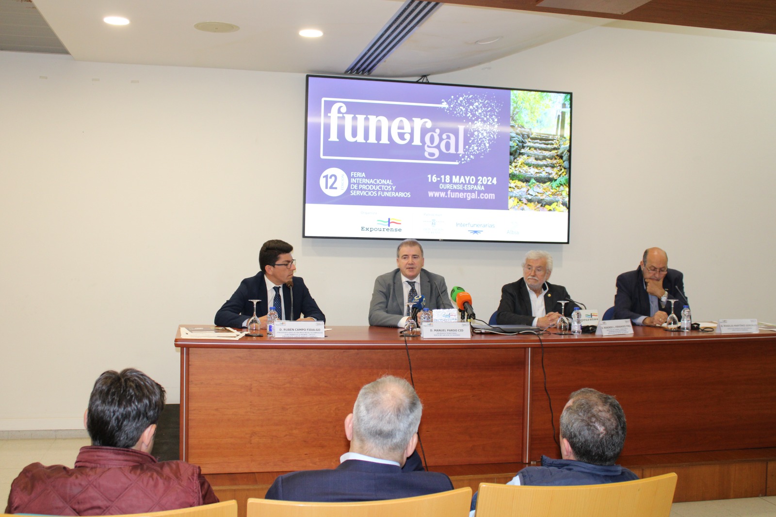 Image 1 of article O delegado territorial da Xunta en Ourense participa na presentación da 12ª Feira Internacional de Produtos e Servizos Funerarios, Funergal 2024