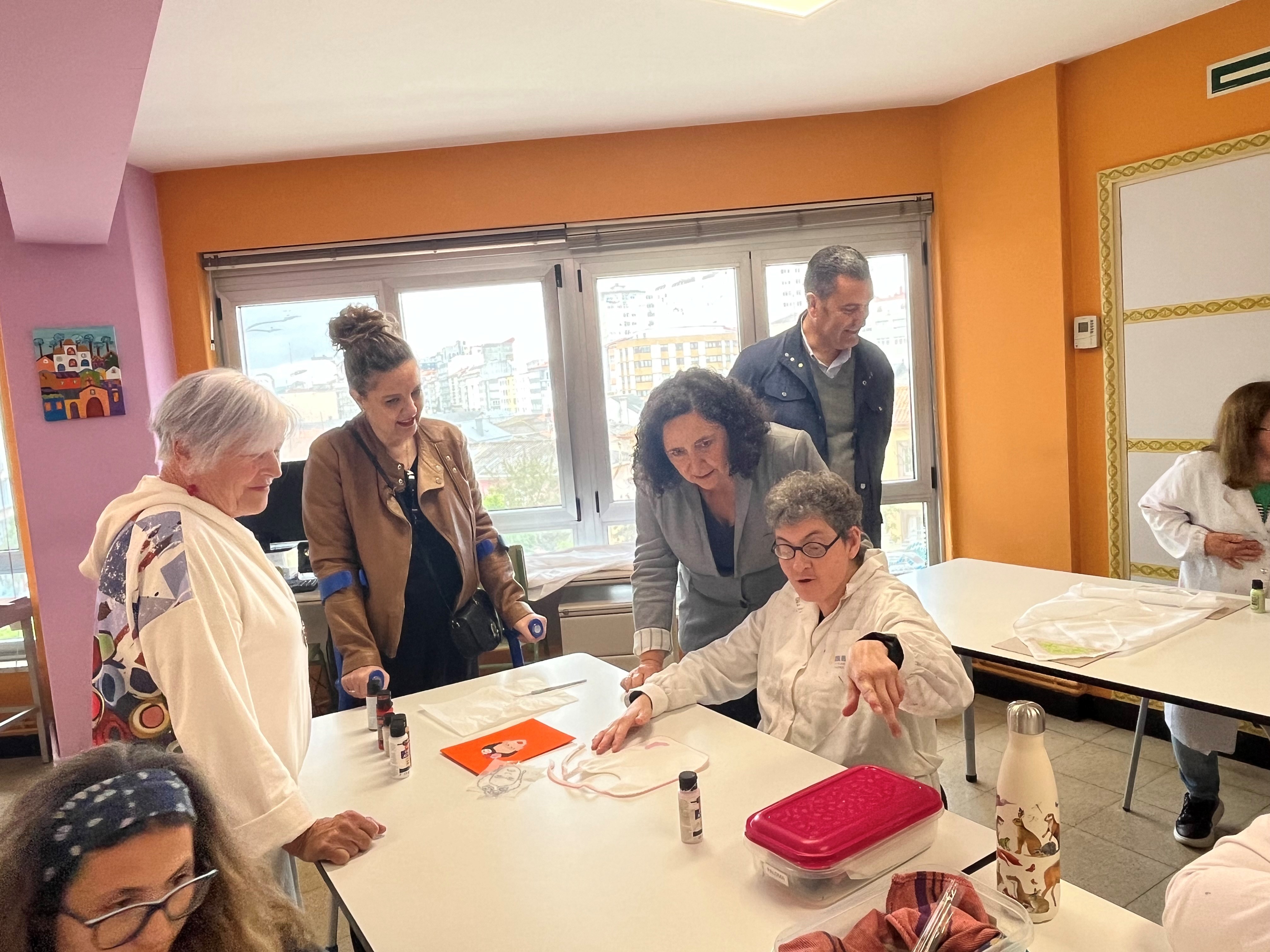 Image 1 of article Belén do Campo visita o centro ocupacional Pascual Veiga e reitera o apoio da Xunta para garantir a integración laboral das persoas con discapacidade